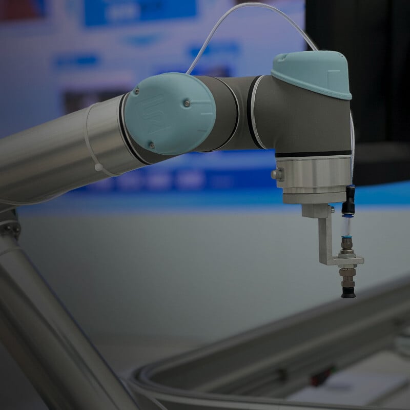 Robotic arm used for precision tank cleaning and inspection